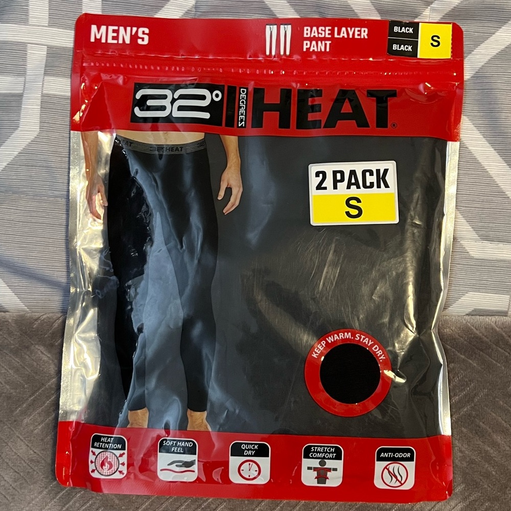 32 Degree Heat Base Layer Pants (2 Pack) - Picture 1 of 3